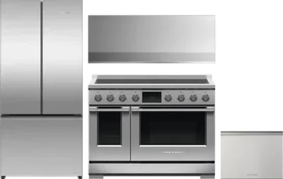 4 Piece Package Includes Refrigerator, Range, Hood And Dishwasher
